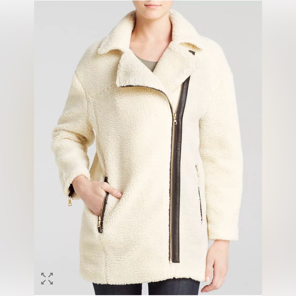 Sam Edelman Faux Sherpa Cocoon Coat